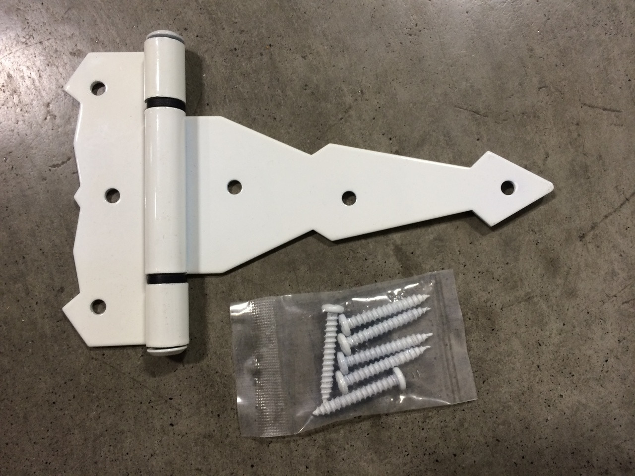 Brainerd Arrowsmith Gate Hinge White