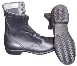 Combat Boot Zig Zag Tread