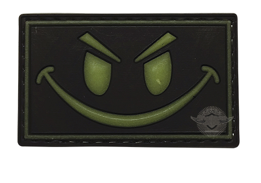 PVC MORALE PATCH - GLOW-SMILE 6732