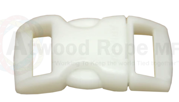 3/8" CURVED SIDE RELEASE PLASTIC BUCKLE 10 pack