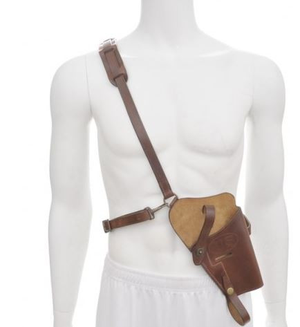 US M7 Brown Leather Shoulder Holster
