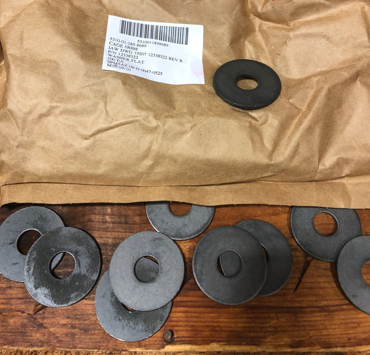 G.I. 5/8" Washer Pack of 100