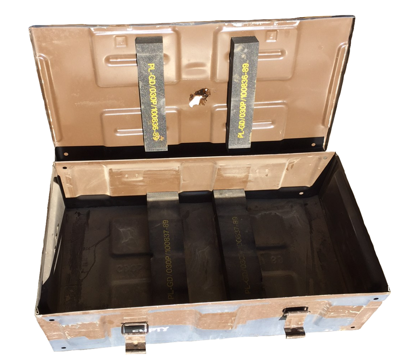 81mm Ammo Box Brown - Army Surplus Warehouse, Inc.