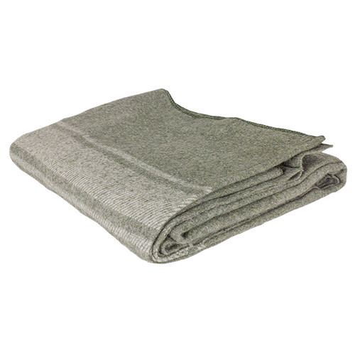 ハンドメイド＊Italian　army　woolblanket×牛革他＊２WAY Fox Outdoor Products Italian Army Style Wool Blanket - Army