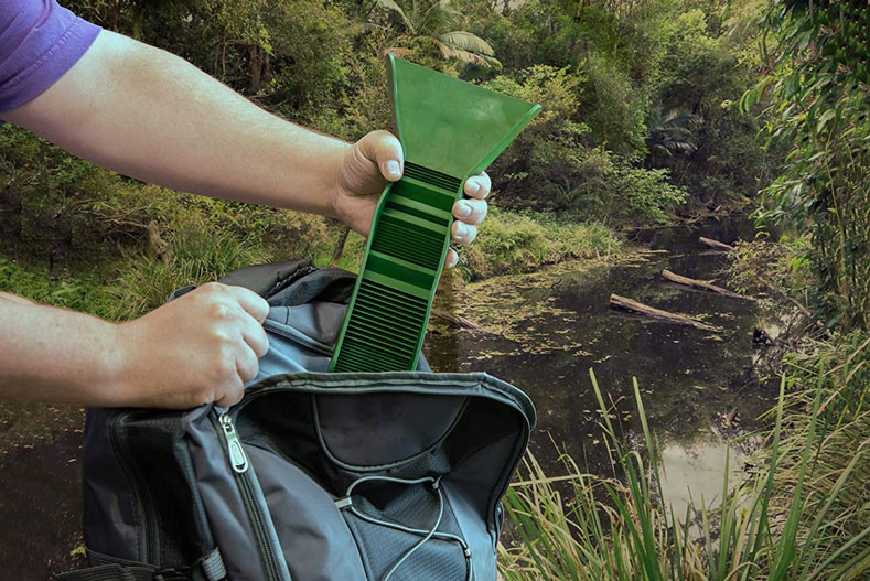 Sona Enterprises Pocket Sized TPR Plastic Green Sluice Box 