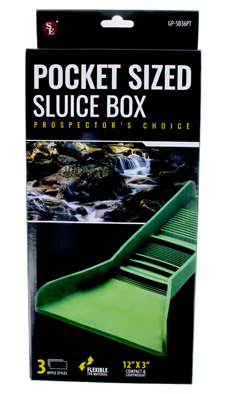 Sona Enterprises Pocket Sized TPR Plastic Green Sluice Box 