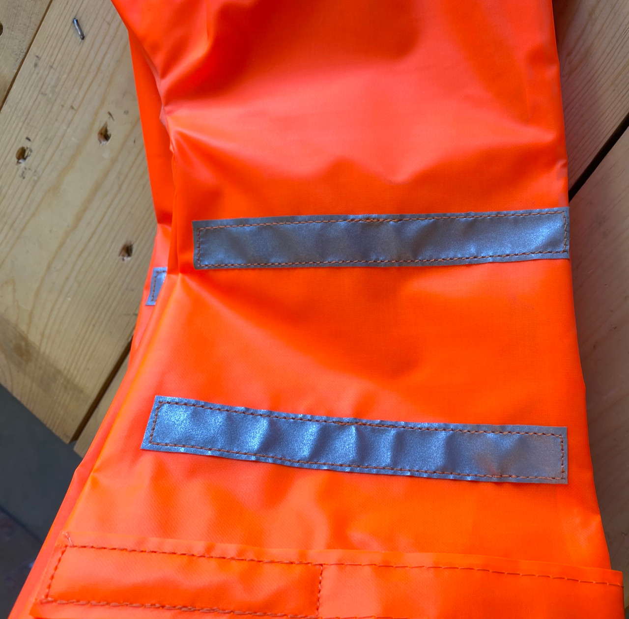 Swiss Military Surplus Hi-Vis Orange & Reflective Mittens