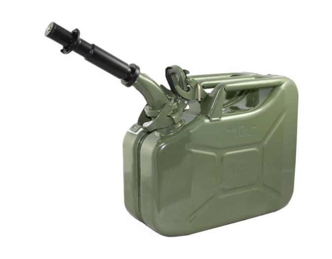 10L Wavian Fuel Can with Spout