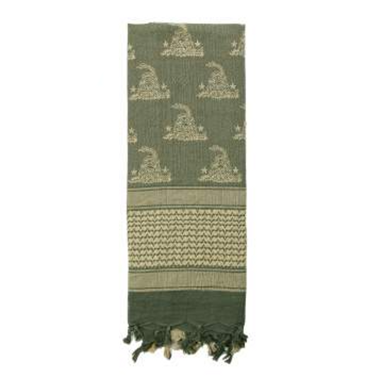 Rothco Gadsden Snake Shemagh Tactical Desert Scarf - Army Surplus ...