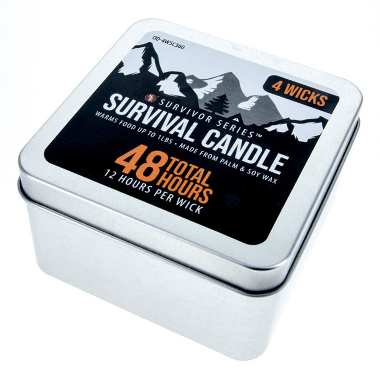 Sona Enterprises 4 Wick Survival Candle 48 Hours
