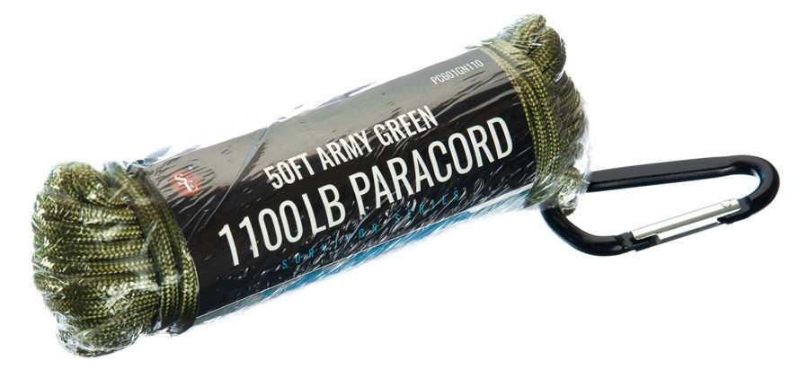 Sona Enterprises 14 Strand OD Paracord with Carabiner