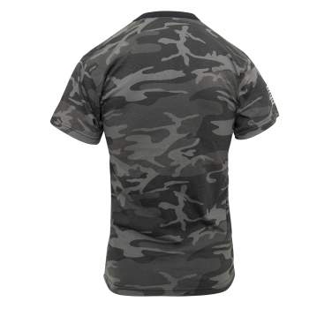 Rothco Camo US Flag T-Shirt Black Camo