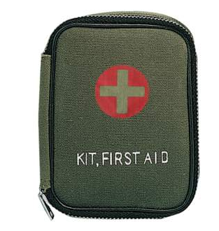 Rothco Military Zipper First Aid Kit Pouch