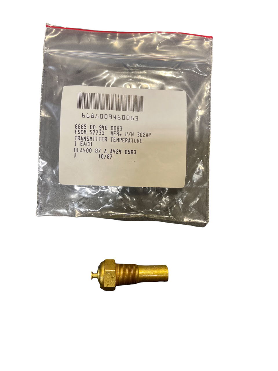  GI Issue Stewart-Warner Temperature Transmitter 