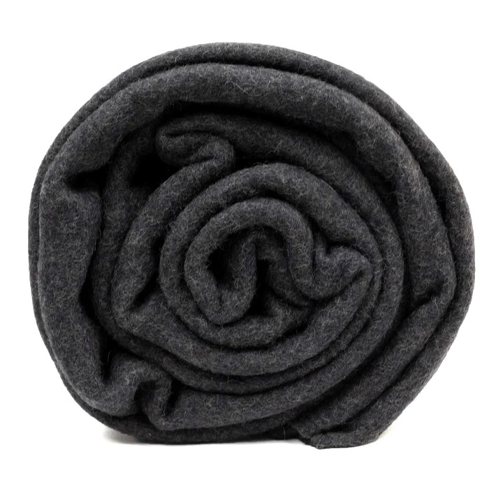 Charcoal Grey Classic Wool Blanket  4170/26365