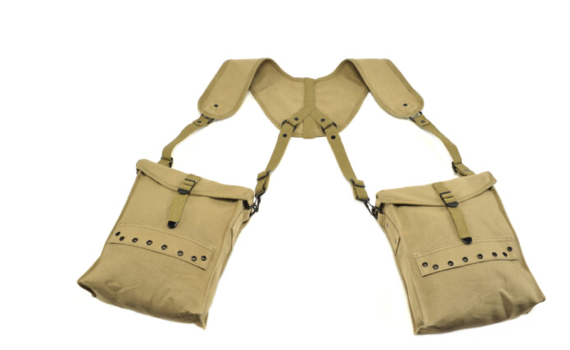 Replica WW2 Combat Medic Suspenders and Pouches Army Surplus