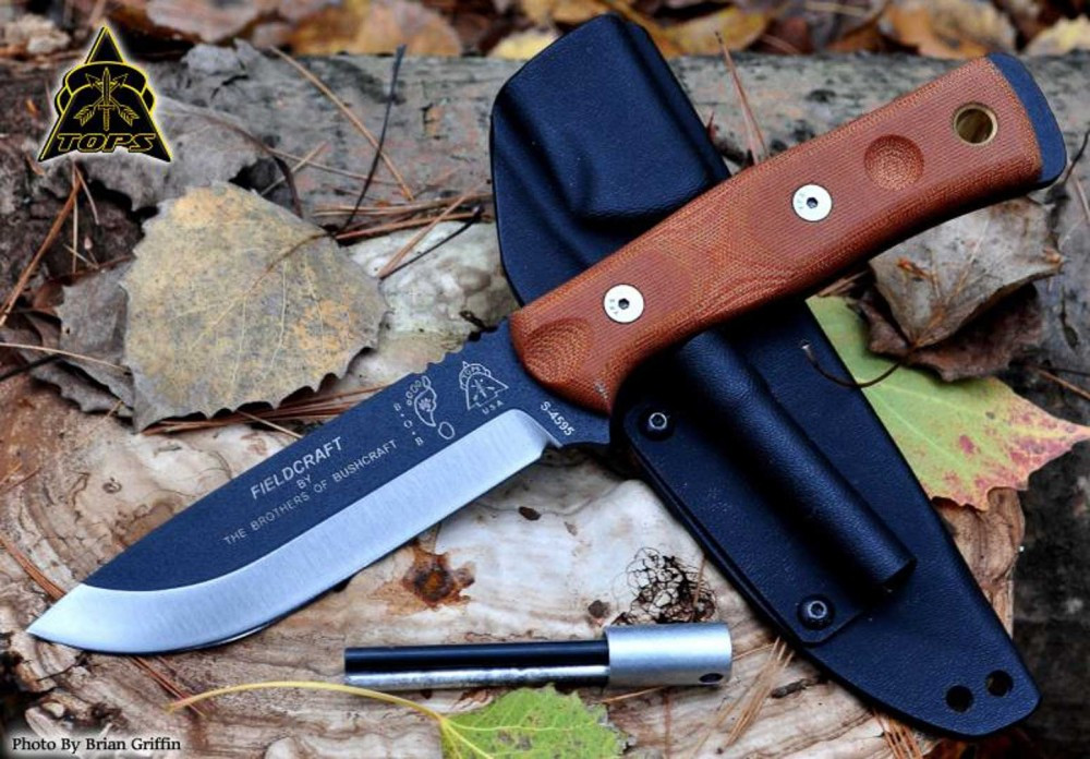 Tops Knives Fieldcraft By Brothers Of Bushcraft Knife BROS-01