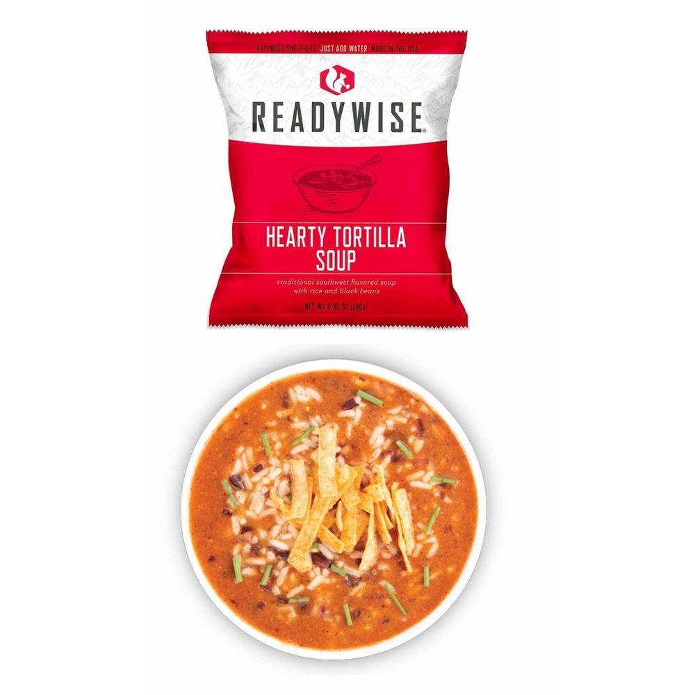 Readywise 32 Servings of Emergency Food & Drink and Survival Kit Backpack Red