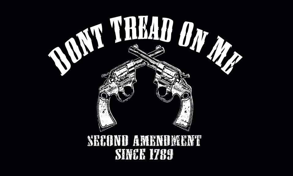 2nd Amendment Don't Tread On Me M4 Rifles Black 3x5 Flag - Foto 13