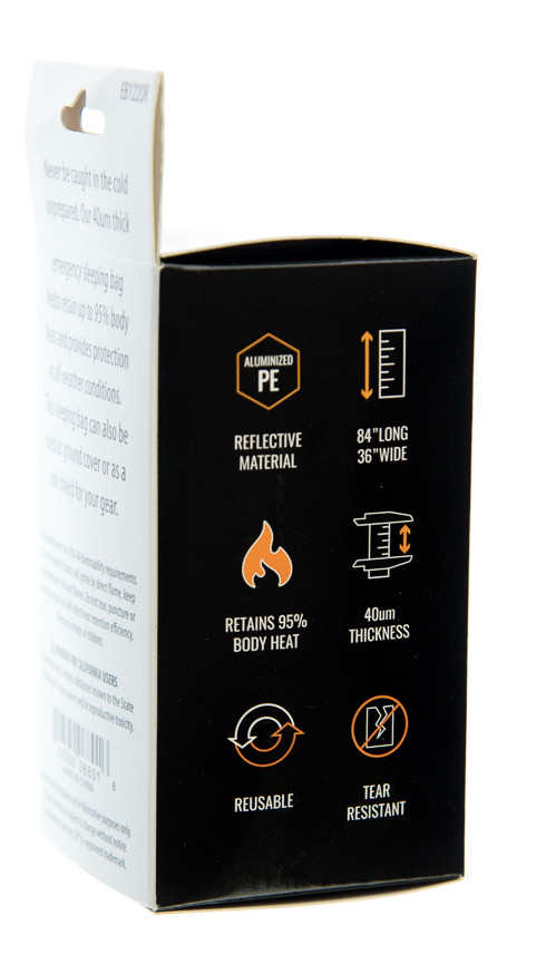 Sona Enterprises Orange Heavy Duty Aluminized Sleeping Bag