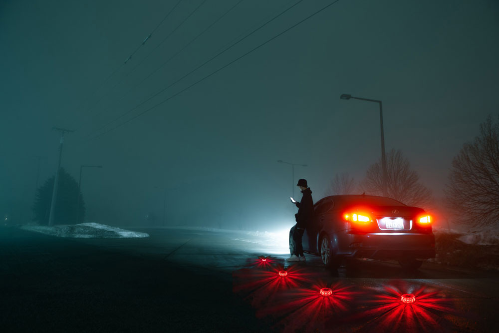 Sona Enterprises 15 LED Orange Emergency Flare Light