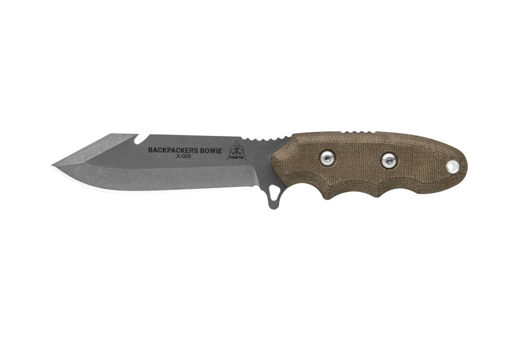 Tops Knives Backpacker's Bowie Knife BPB-01
