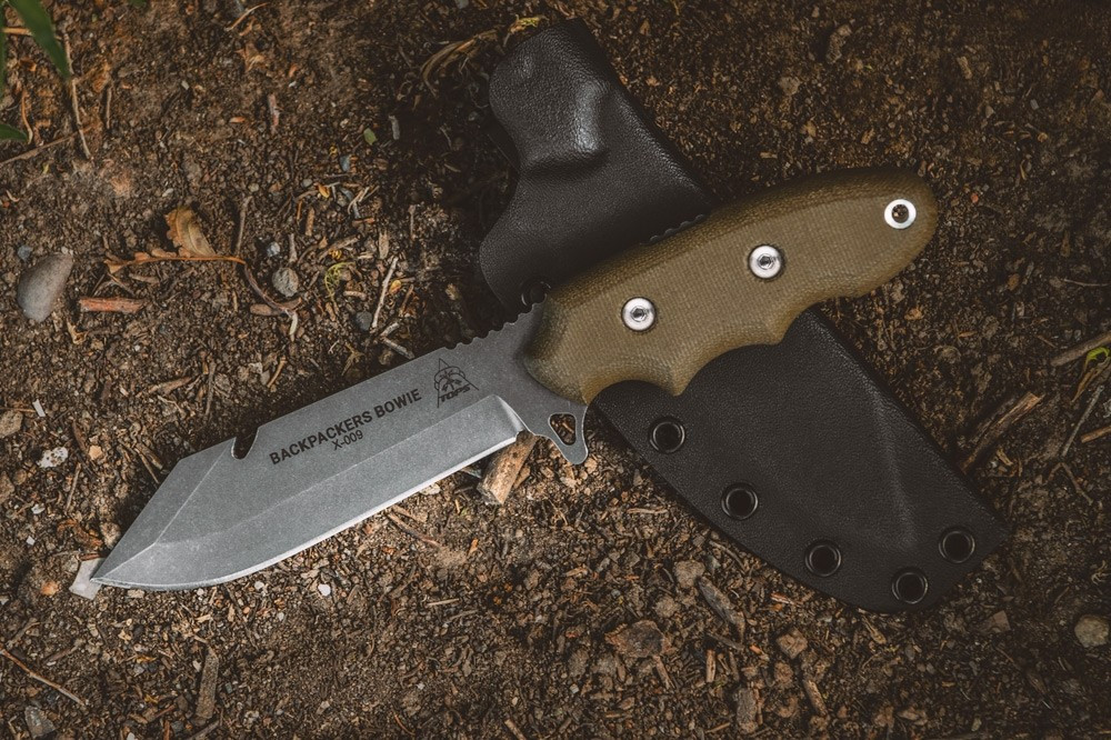 Tops Knives Backpacker's Bowie Knife BPB-01