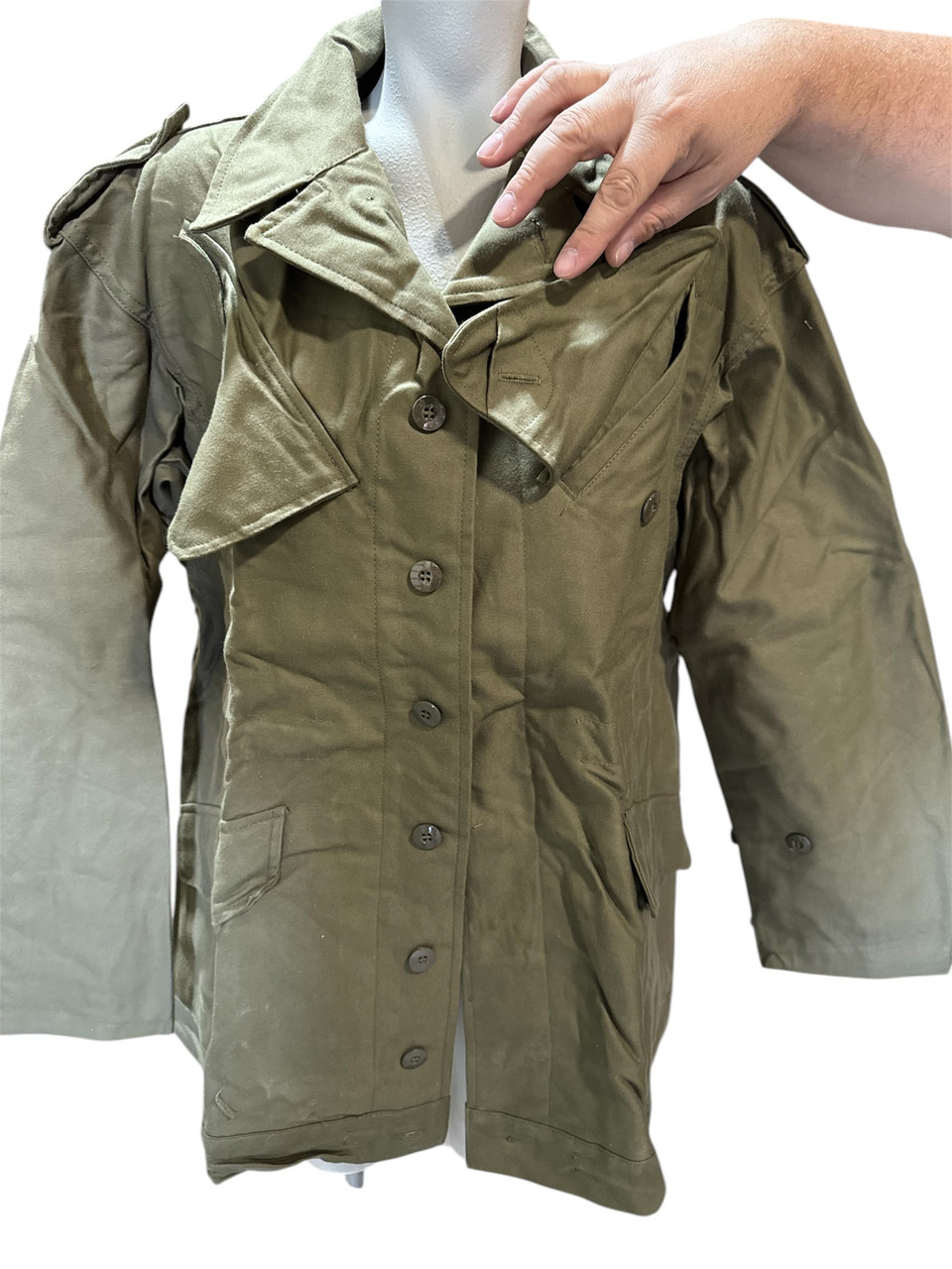 Vintage Dutch Army Field Jacket  Size Large