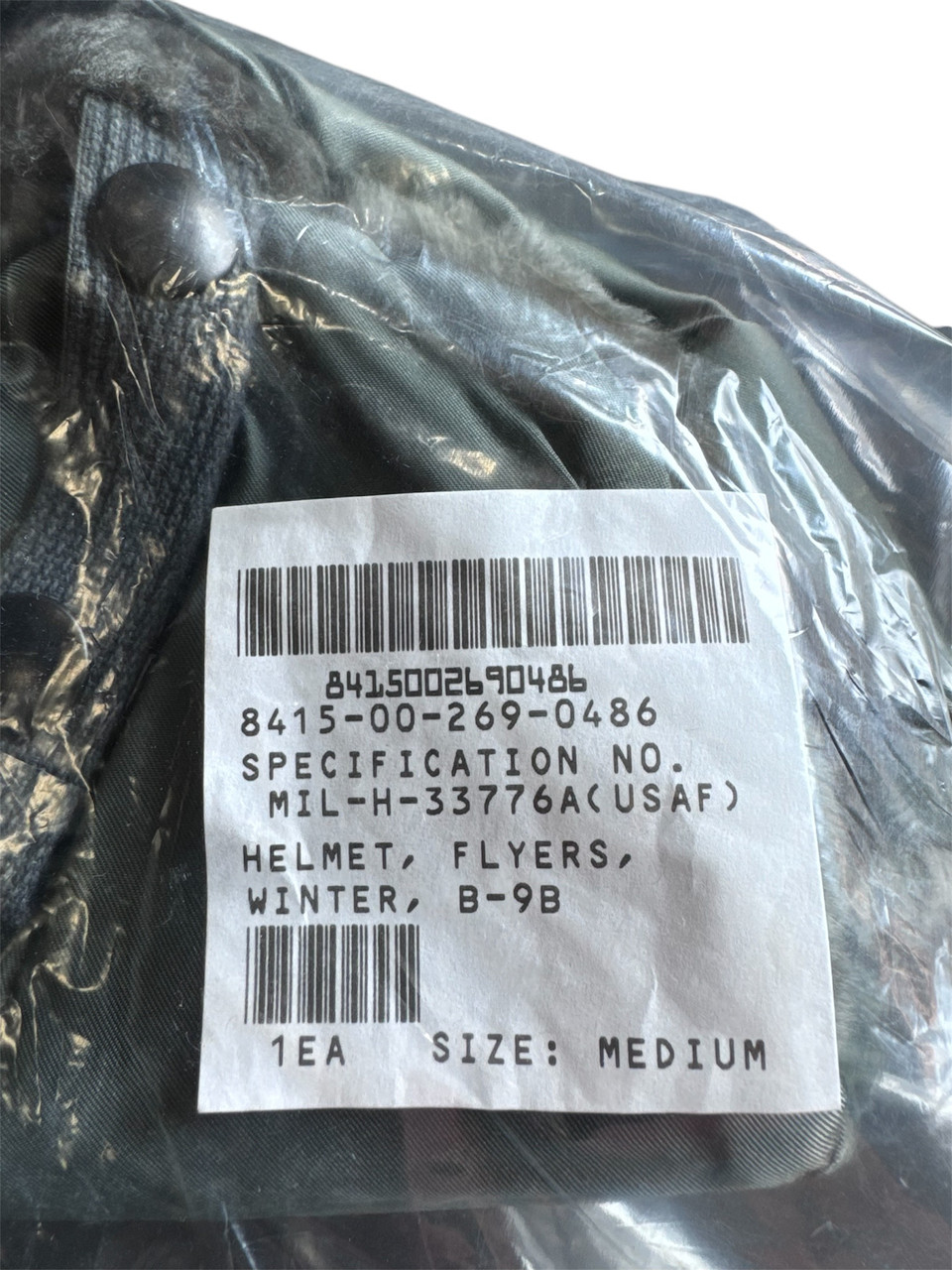  Vintage US Air Force Winter B-98 Flyers Helmet Cap Medium