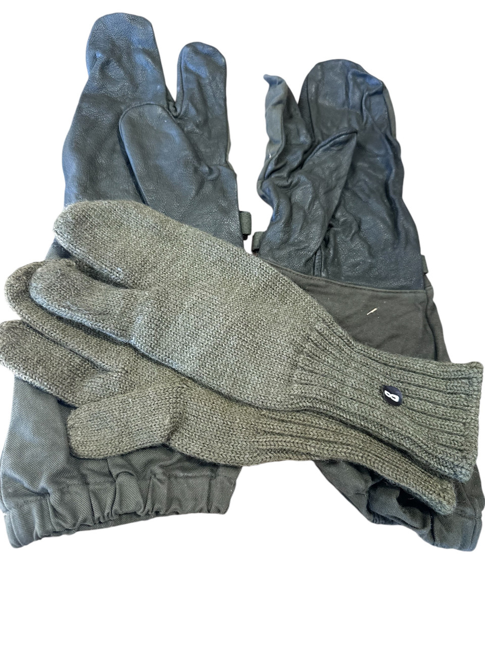 Dutch Military Surplus Trigger Finger Glove with Liner
