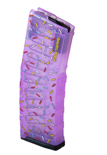 Amend2 AR-15 Mod-C Pink Sprinkle Donut Magazine 30RD Translucent