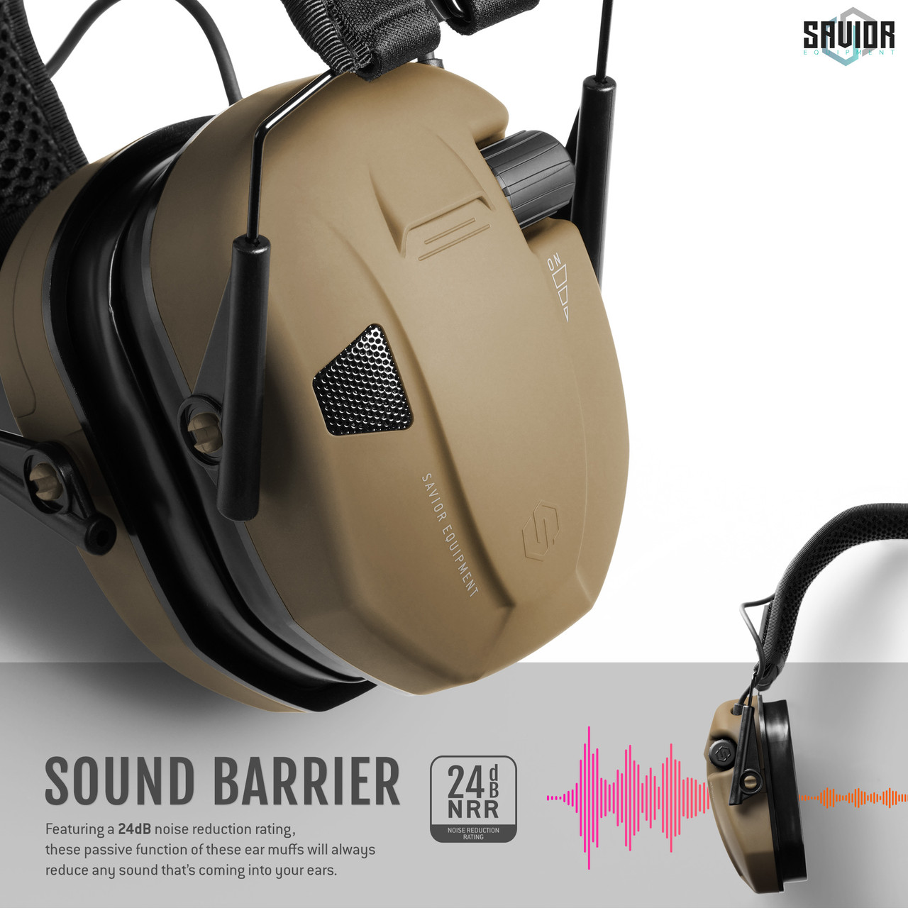 Savior Apollo Electronic Sound Suppessors Tan