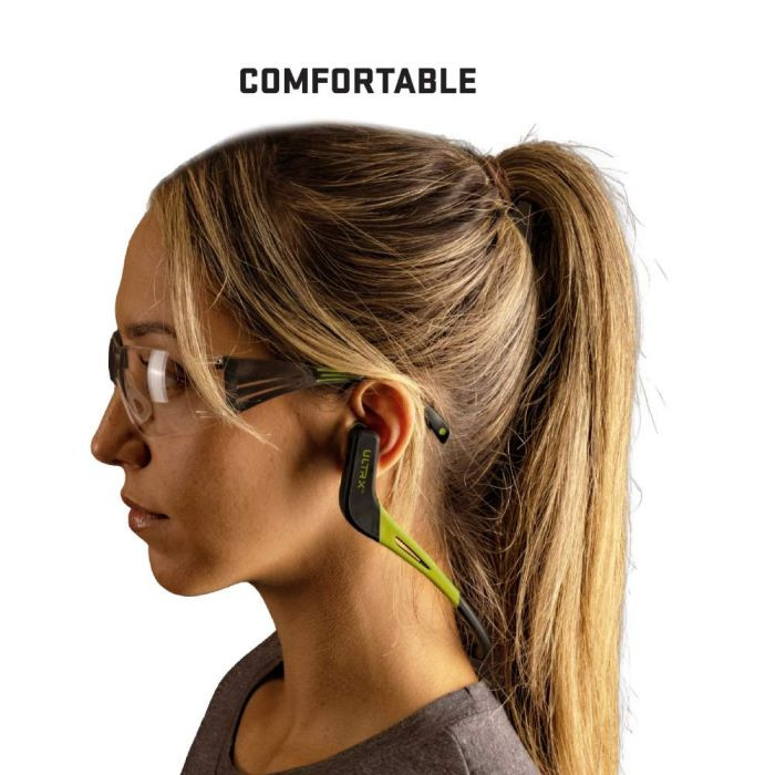 Allen Wave Banded Ear Plugs Gray/Yellow