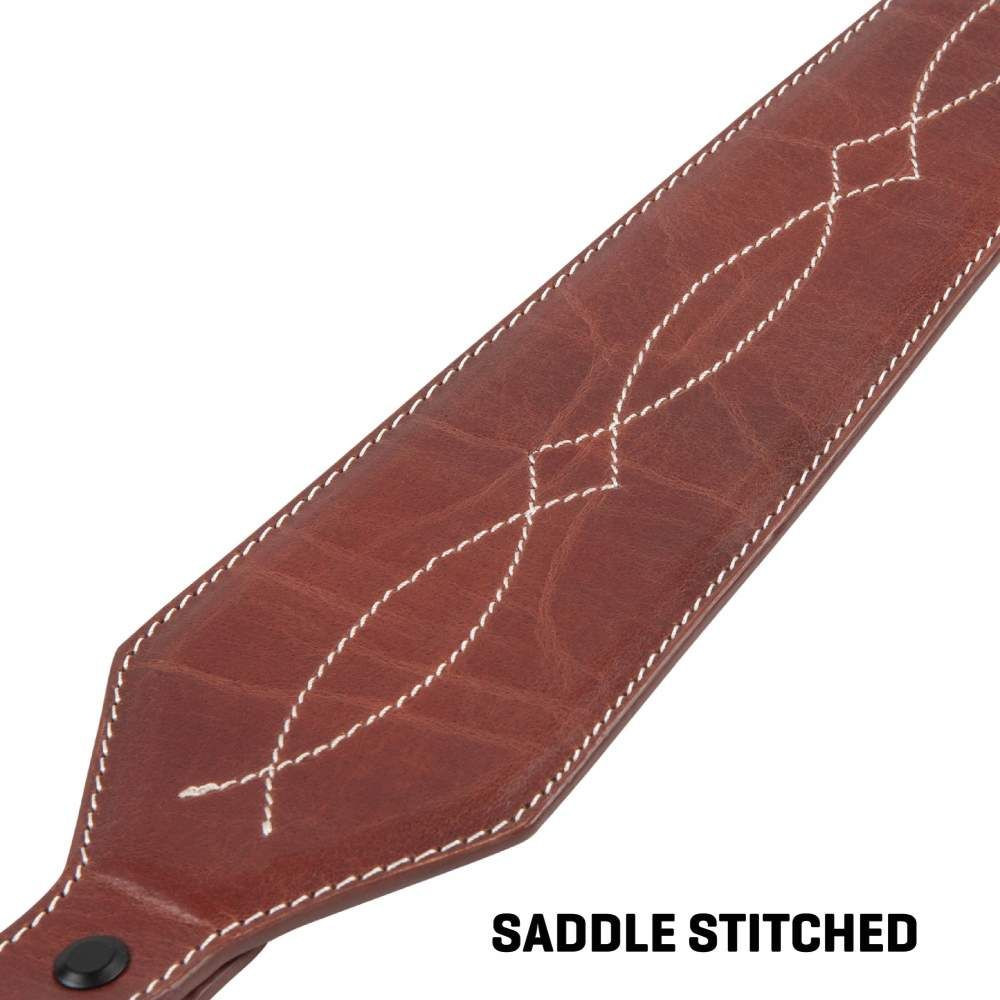 Allen Heritage Western Scallop Leather Rifle Sling