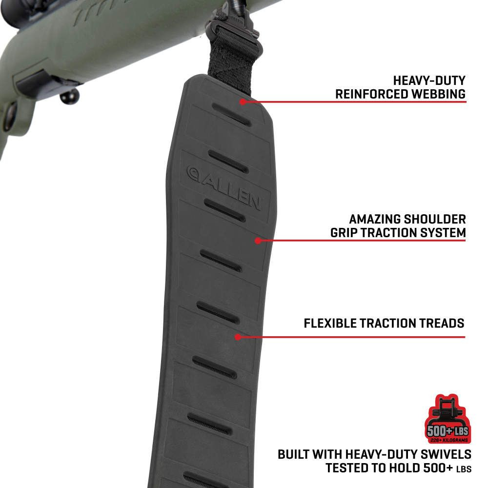 Allen Klng Traction Molded Rubber Sling Midnight Gray