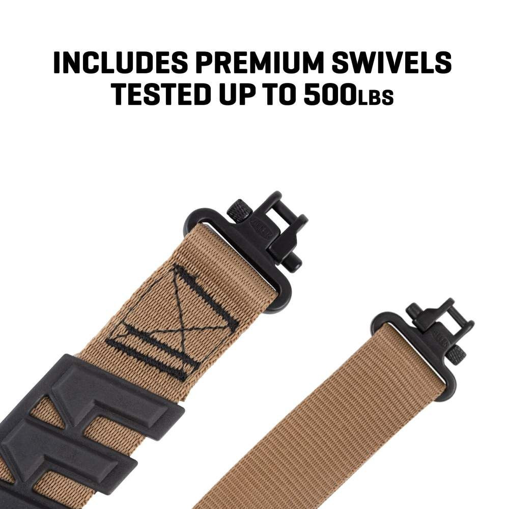 Allen Trak Traction Web 36" Rifle Sling w/swivels Tan/Black 500lbs