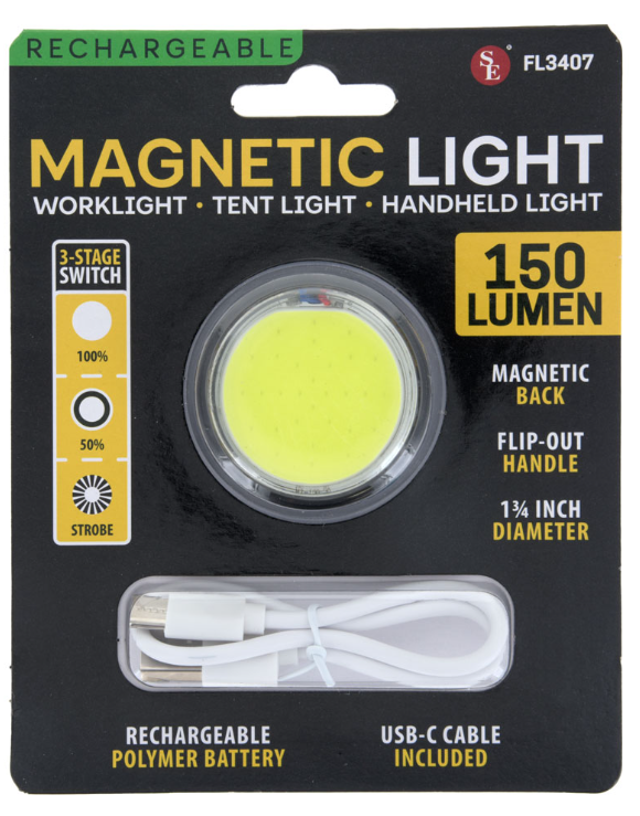 Rechargeable Magnetic Light 150 Lumen