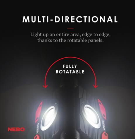 Nebo OMNI 2K Work Light Rechargeable