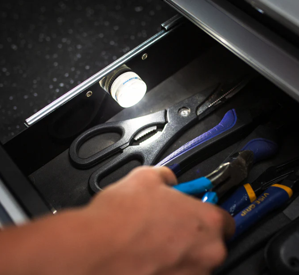 Luxpro Waterproof Micro LED Puck Lights 5 Pack