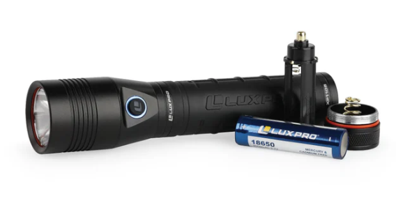 Luxpro Rechargeable Pro LED Flashlight w/power bank  900 Lumen