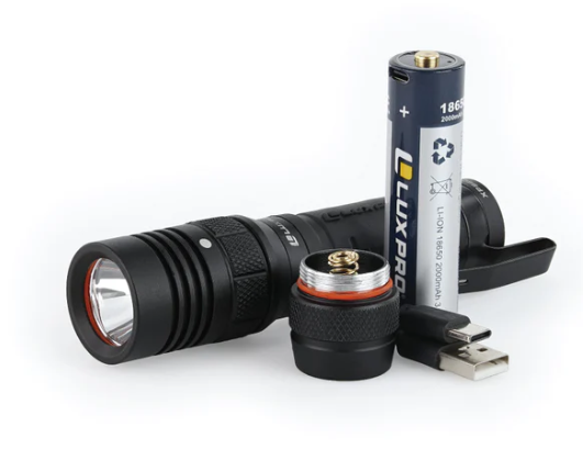 Luxpro Rechargeable Tactical Flashlight 1000 Lumen