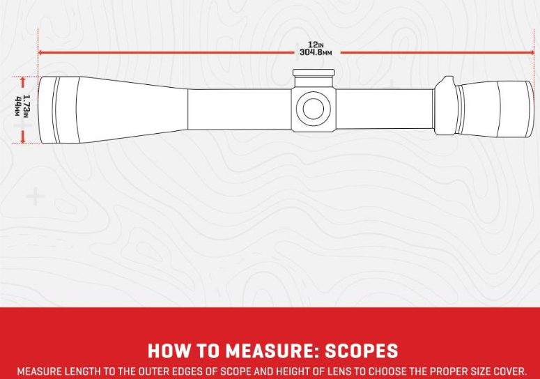 Allen Co Neoprene Scope Cover Black Mossy Oak