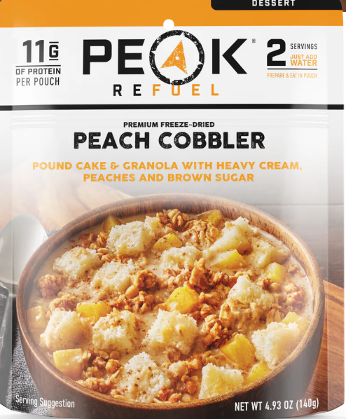 Peak Refuel Peach Cobbler