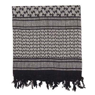 VOODOO TACTICAL WOVEN COALITION DESERT SCARF BLACK/WHITE - Army