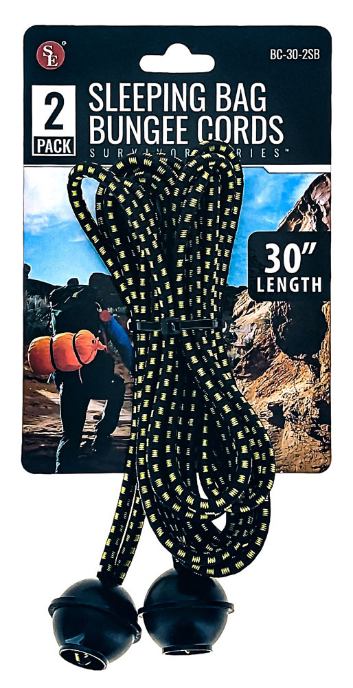 Sleeping Bag Bungee Strap 2 Pack 30"