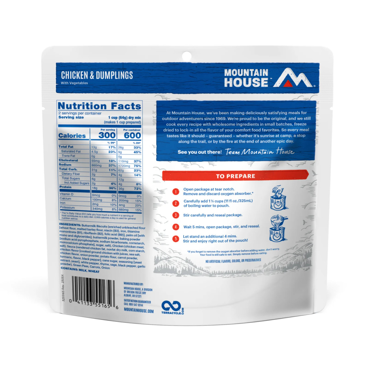 Mountain House Chicken & Dumplings Pouch