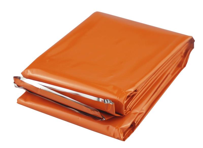 Heavy-Duty Emergency Aluminized Blanket – Orange (83" x 51")