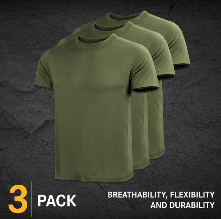 Condor Outdoor Military T-Shirt OD 3 PK