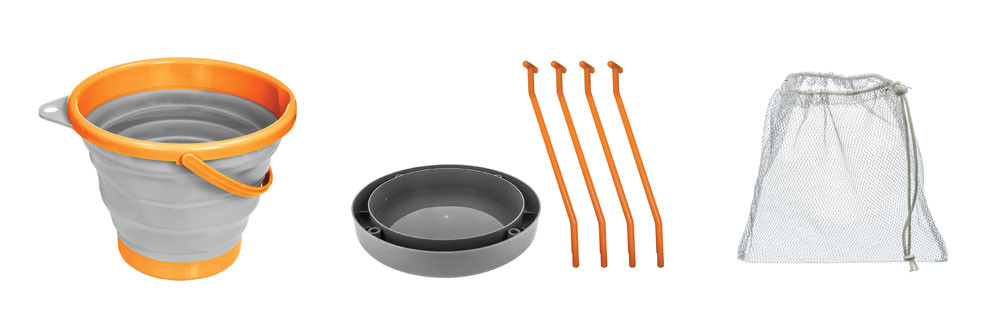 SE Propector's Collapsible Stand and Bucket Set