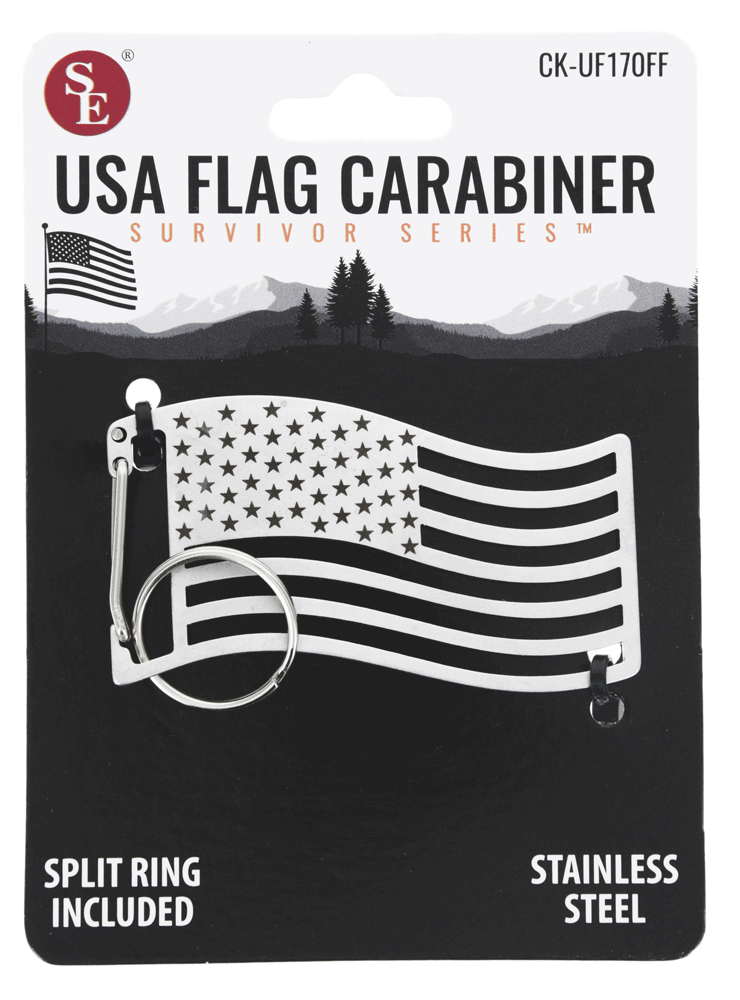 USA Flag Carabiner
